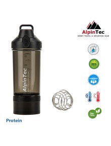 Παγούρι AlpinTec Protein Shaiker 0.550lt Black