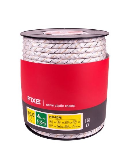 Σχοινί στατικό Fixe Pro Rope 10.5 mm White - 200 m