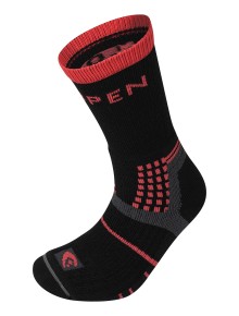 Κάλτσες ορειβασίας Lorpen T3 Women’s Midweight Hiker Black Red