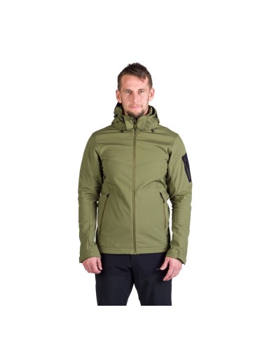 Men's outdoor softshell jacket North Finder Giolio olive