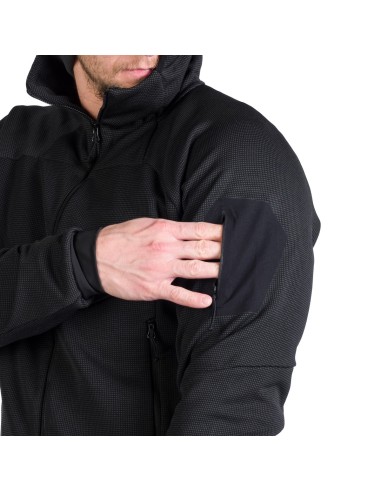 Men's fleece sweatshirt NorthPolar Gioele Grey-Black