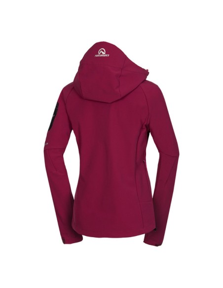 Women's technical jacket North Finder Polana Cherry