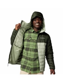 Ανδρικό Μπουφάν Columbia Powder Lite II Hooded Jacket Safari Greenscape 2