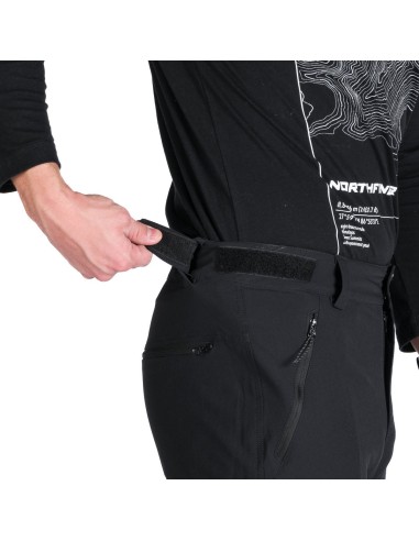 Men's comfortable hiking pants Northfinder Aurelio Black