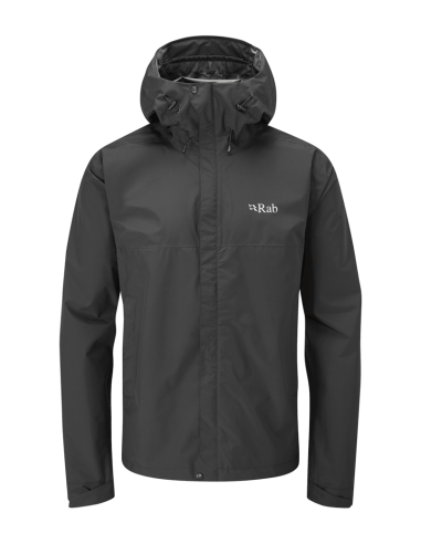 Ανδρικό Αδιάβροχο Rab Downpour Eco Jacket Black