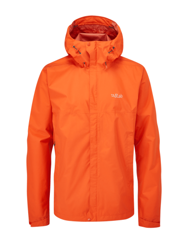 Ανδρικό Αδιάβροχο Rab Downpour Eco Jacket Fire Cracker