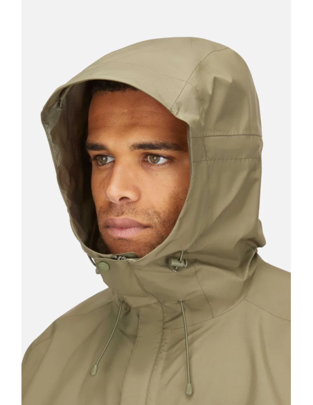 Ανδρικό Αδιάβροχο Rab Downpour Eco Jacket Fire Cracker