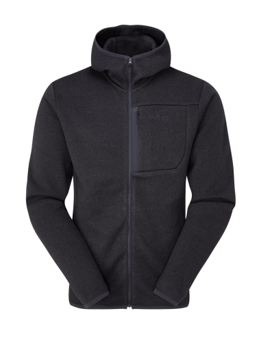 Ανδρικό Fleece Jacket Rab Ryvoan Hoody Ebony