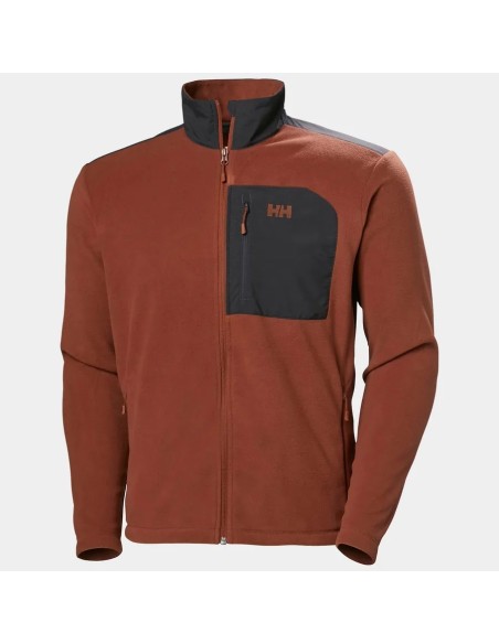 Ανδρικό Fleece Helly Hansen Daybreaker Block Microfleece Jacket Iron Oxide
