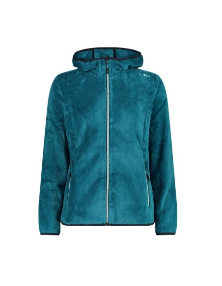Γυναικείο HighLoft hooded fleece CMP Teal