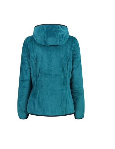 Γυναικείο HighLoft hooded fleece CMP Teal