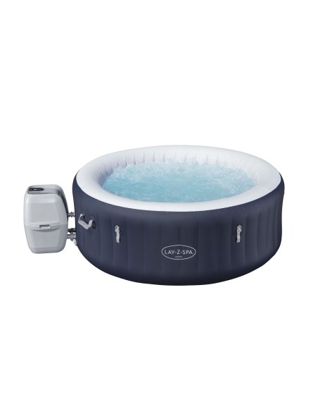 Lay-Z-Spa Miami EnergySense AirJet 4 Ατόμων (180x66cm) Dark Blue Round