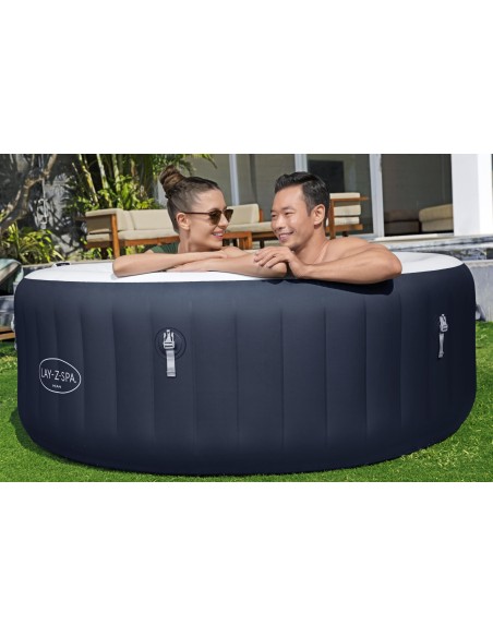 Lay-Z-Spa Miami EnergySense AirJet 4 Ατόμων (180x66cm) Dark Blue Round