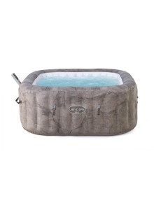 Lay-Z-Spa Rome MaxHold EnergySense UltraFit Smart AirJet 6 Ατόμων (180x180x71cm) Brown Marble Square