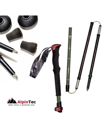 Μπατόν AlpinTec Scout Dark Green
