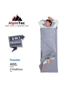 Σεντόνι AlpinTec Traveler Single 210x80cm 2