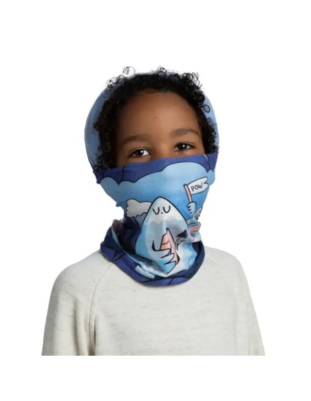 Buff® Original EcoStretch Neckwarmer - Pow Riam Blue - 136886.707.10.00