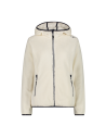 Γυναικείο HighLoft hooded fleece CMP B.CO Gesso - B. Blue