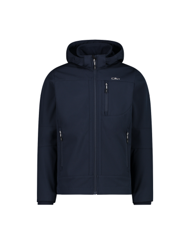 Ανδρικό SoftShell Jacket CMP Zip Hood B. Blue - Ice