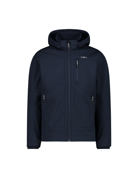Ανδρικό SoftShell Jacket CMP Zip Hood B. Blue - Ice