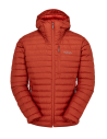 Ανδρικό πουπουλένιο Rab Microlight Alpine Jacket Tuscan Red