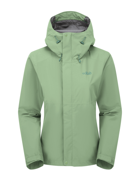 Γυναικείο Αδιάβροχο Jacket Rab Women's Downpour Fig Green