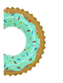 Καναπές θαλάσσης Bestway Sweet Donut Swim Tube 91 cm 2