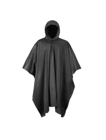 Αδιάβροχο πόνσο Unisex PVC Rain Poncho Alpin 203x137cm x 0.10mm Black