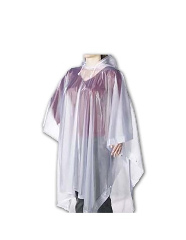 Αδιάβροχο πόνσο Unisex PVC Rain Poncho Alpin 203x137cm x 0.10mm Black