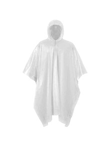 Αδιάβροχο πόνσο Unisex PVC Rain Poncho Alpin 203x137cm x 0.10mm Διάφανο