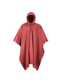 Αδιάβροχο πόνσο Unisex PVC Rain Poncho Alpin 203x127cm x 0.10mm Red