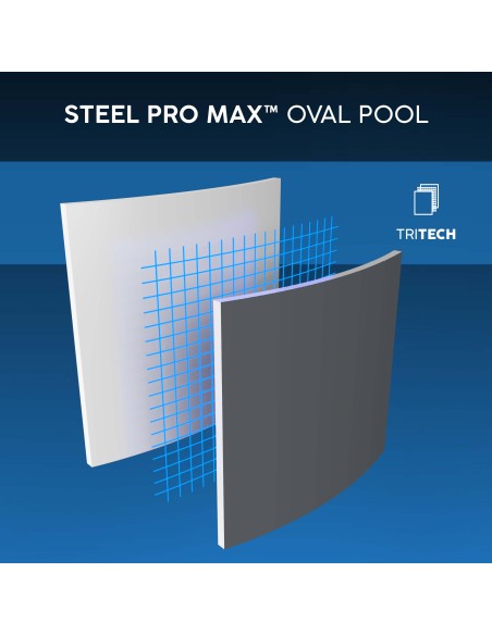 Οβάλ Πισίνα Bestway Pool 4.27m x 2.50m x 1.00m