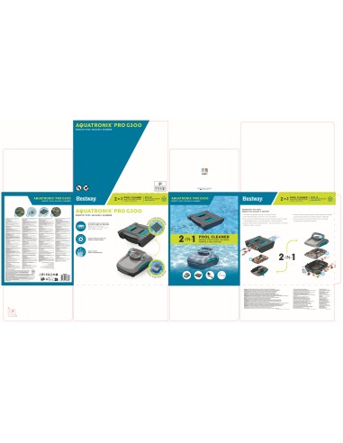 Ρομπότ Καθαρισμού Πισίνας Bestway AquaTronix Pro G300 Robotic Pool Vacuum & Skimmer