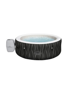 Lay-Z-Spa Hollywood Luxe AirJet 6 Black Waves Round (1.96m x 66cm)