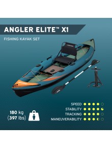 Kayak Bestway Hydroforce Angler Elite X1 Fishing kayak Set 3.80 m x 97 cm 2