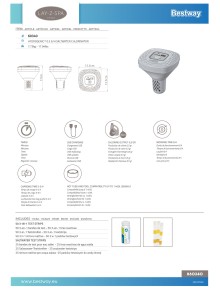 Χλωριοποιητής Bestway Hydrogenic 0.5 g/h Saltwater Chlorinator 2
