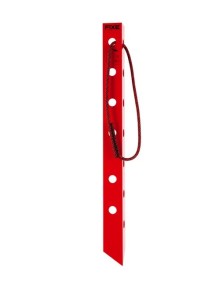 Αλουμινογωνία Fader Snow Stake "V" shaped 60cm with cable Red